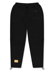 LOUNGE FLEECE SWEATPANTS - JET BLACK